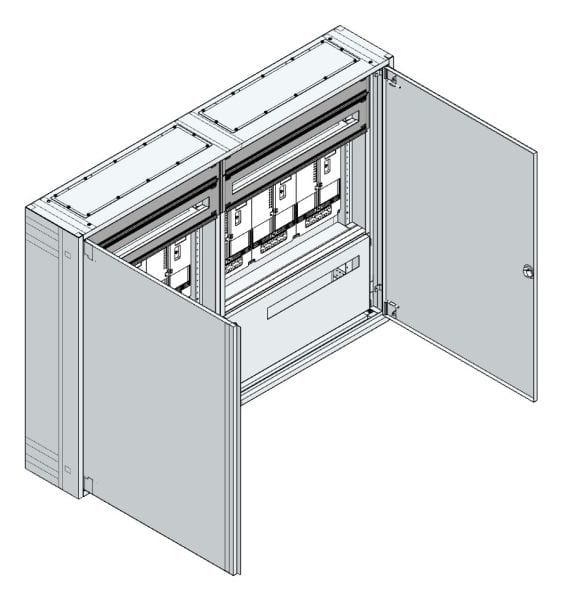 MEHLER - AP-Zählerverteiler+RW Steiermark für TN-Netz, außen B1480xH1065xT250mm