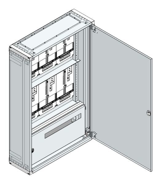MEHLER - AP-Zählerverteiler+RW Steiermark für TN-Netz, außen B1480xH1215xT250mm