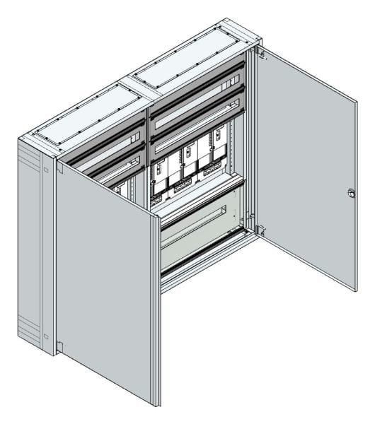 MEHLER - AP Zählerverteiler+RW Vorarlberg für TN-Netz, außen B1480xH1215xT250mm