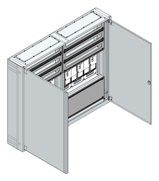 MEHLER - AP Zählerverteiler+RW Wiener Netze für TN-Netz, außen B1480xH1215xT250mm