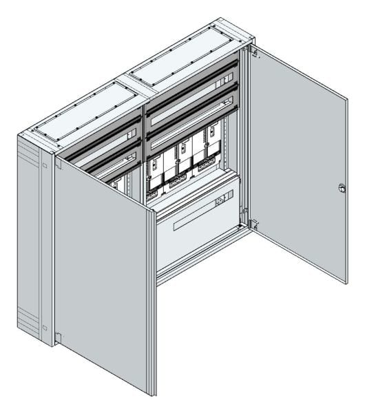 MEHLER - AP-Zählerverteiler+RW Steiermark für TN-Netz, außen B1480xH1215xT250mm