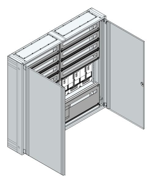 MEHLER - AP Zählerverteiler+RW OÖ, Salzburg für TN-Netz, außen B1480xH1390xT250mm