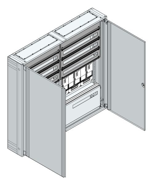 MEHLER - AP-Zählerverteiler+RW Steiermark für TN-Netz, außen B1480xH1390xT250mm