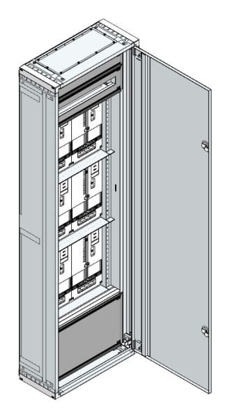 MEHLER - AP Zählerverteiler+RW NÖ Netz für TN-Netz, außen B575xH1840xT250mm