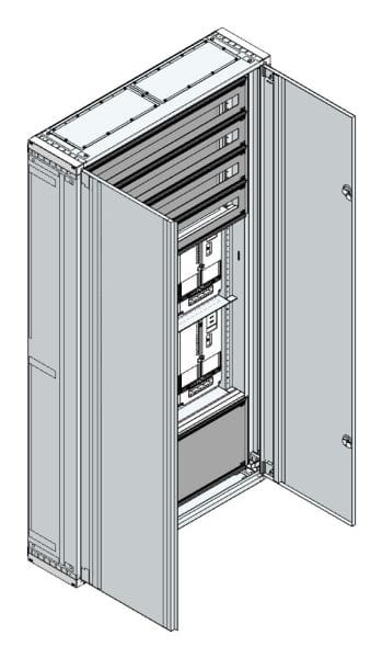 MEHLER - AP Zählerverteiler+RW NÖ Netz für TN-Netz, außen B985xH1840xT250mm