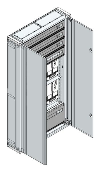 MEHLER - AP Zählerverteiler+RW OÖ, Salzburg für TN-Netz, außen B985xH1840xT250mm