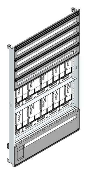 MEHLER - Zählerverteilereinsatz,10ZP, OÖ,Salzburg TN-Netz, Einsatzmaß B1125xH1775mm