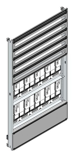 MEHLER - Zählerverteilereinsatz,10ZP, Wien TN-Netz, Einsatzmaß B1125xH1950mm