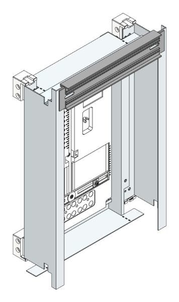 MEHLER - Zählerverteilereinsatz,1ZP, NÖ TN-Netz, Einsatzmaß B290xH450mm