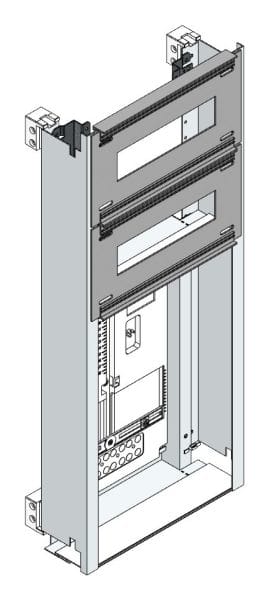 MEHLER - Zählerverteilereinsatz,1ZP, Wien TN-Netz, Einsatzmaß B290xH700mm