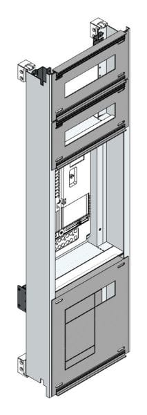 MEHLER - Zählerverteilereinsatz,1ZP, OÖ,Salzburg TN-Netz, Einsatzmaß B290xH1000mm