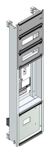 MEHLER - Zählerverteilereinsatz,1ZP, Vorarlberg TN-Netz, Einsatzmaß B290xH1150mm