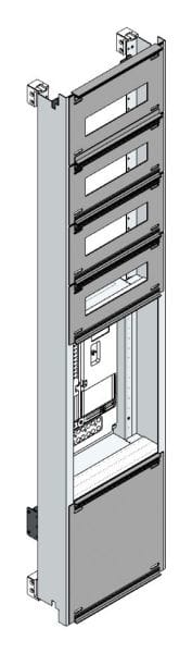 MEHLER - Zählerverteilereinsatz,1ZP, Wien TN-Netz, Einsatzmaß B290xH1325mm