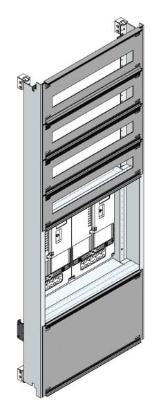 MEHLER - Zählerverteilereinsatz,2ZP, NÖ TN-Netz, Einsatzmaß B505xH1325mm