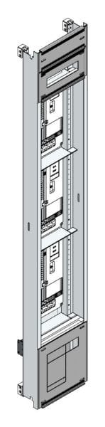 MEHLER - Zählerverteilereinsatz,3ZP, OÖ,Salzburg TN-Netz, Einsatzmaß B290xH1775mm