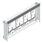 MEHLER - Zählerverteilereinsatz,4ZP, Wien TN-Netz, Einsatzmaß B915xH450mm
