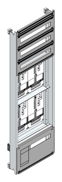 MEHLER - Zählerverteilereinsatz,4ZP, OÖ,Salzburg TN-Netz, Einsatzmaß B505xH1625mm