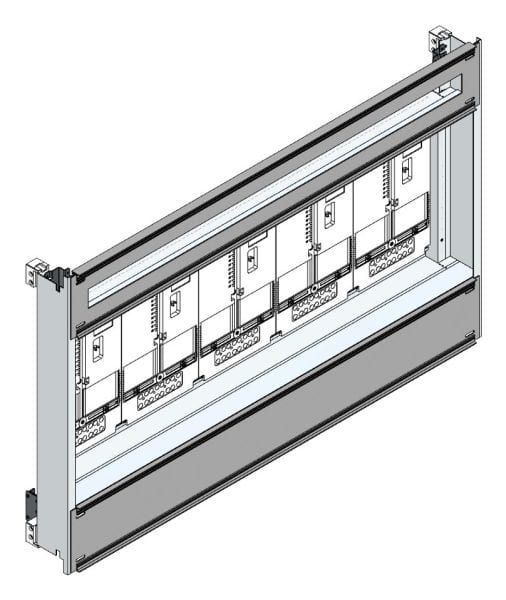 MEHLER - Zählerverteilereinsatz,5ZP, NÖ TN-Netz, Einsatzmaß B1125xH700mm