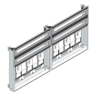 MEHLER - Zählerverteilereinsatz,6ZP, Wien TN-Netz, Einsatzmaß B1410xH700mm