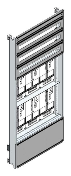 MEHLER - Zählerverteilereinsatz,6ZP, NÖ TN-Netz, Einsatzmaß B705xH1625mm