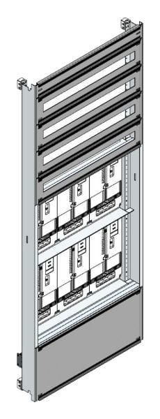 MEHLER - Zählerverteilereinsatz,6ZP, NÖ TN-Netz, Einsatzmaß B705xH1775mm