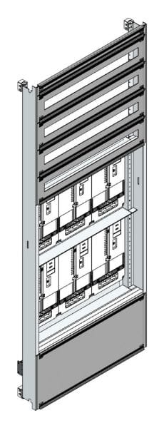 MEHLER - Zählerverteilereinsatz,6ZP, Wien TN-Netz, Einsatzmaß B705xH1775mm