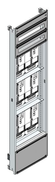 MEHLER - Zählerverteilereinsatz,6ZP, Wien TN-Netz, Einsatzmaß B505xH1950mm