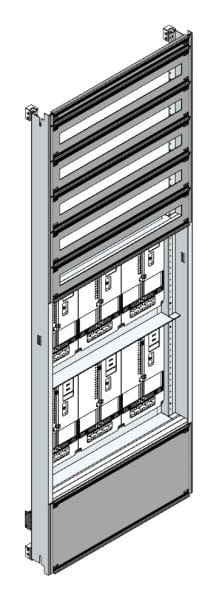MEHLER - Zählerverteilereinsatz,6ZP, Wien TN-Netz, Einsatzmaß B705xH1950mm