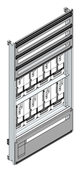 MEHLER - Zählerverteilereinsatz,8ZP, OÖ,Salzburg TN-Netz, Einsatzmaß B915xH1625mm
