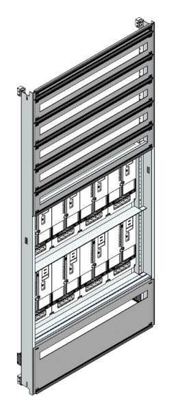 MEHLER - Zählerverteilereinsatz,8ZP, Kärnten TN-Netz, Einsatzmaß B915xH1950mm