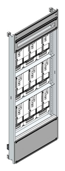MEHLER - Zählerverteilereinsatz,9ZP, Wien TN-Netz, Einsatzmaß B705xH1775mm