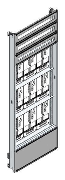 MEHLER - Zählerverteilereinsatz,9ZP, NÖ TN-Netz, Einsatzmaß B705xH1950mm