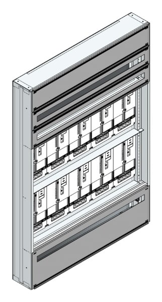 MEHLER - Maskenzählerverteiler+RW Tirol für TN-Netz, außen B1125xH1625xT175mm