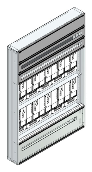 MEHLER - Maskenzählerverteiler+RW Vorarlberg für TN-Netz, außen B1125xH1625xT175mm