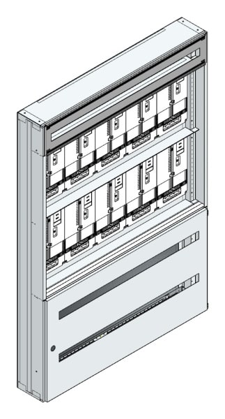 MEHLER - Maskenzählerverteiler+RW Steiermark für TN-Netz, außen B1125xH1625xT175mm