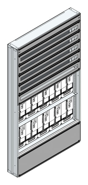 MEHLER - Maskenzählerverteiler+RW NÖ Netz für TN-Netz, außen B1125xH1950xT175mm