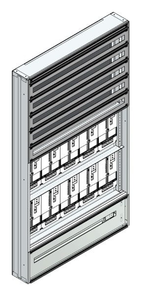 MEHLER - Maskenzählerverteiler+RW Vorarlberg für TN-Netz, außen B1125xH1950xT175mm