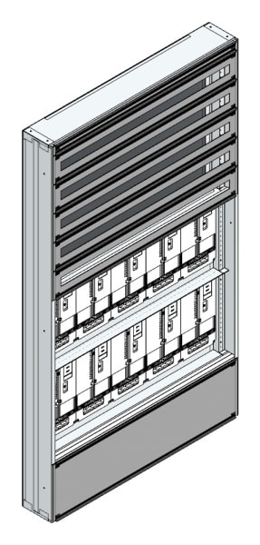 MEHLER - Maskenzählerverteiler+RW Wiener Netze für TN-Netz, außen B1125xH1950xT175mm