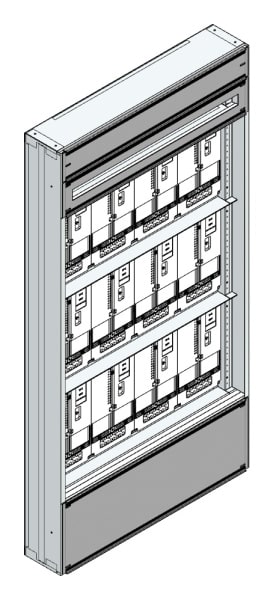 MEHLER - Maskenzählerverteiler+RW NÖ Netz für TN-Netz, außen B915xH1775xT175mm