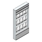 MEHLER - Maskenzählerverteiler+RW NÖ Netz für TN-Netz, außen B915xH1775xT175mm