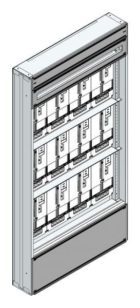 MEHLER - Maskenzählerverteiler+RW Wiener Netze für TN-Netz, außen B915xH1775xT175mm