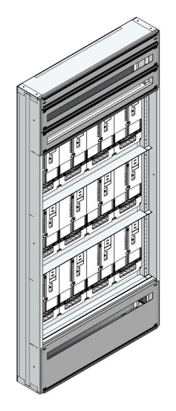 MEHLER - Maskenzählerverteiler+RW Kärnten für TN-Netz, außen B915xH1950xT175mm