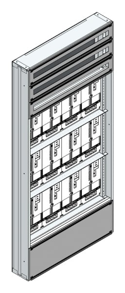 MEHLER - Maskenzählerverteiler+RW NÖ Netz für TN-Netz, außen B915xH1950xT175mm