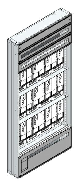 MEHLER - Maskenzählerverteiler+RW OÖ, Salzburg für TN-Netz, außen B915xH1950xT175mm