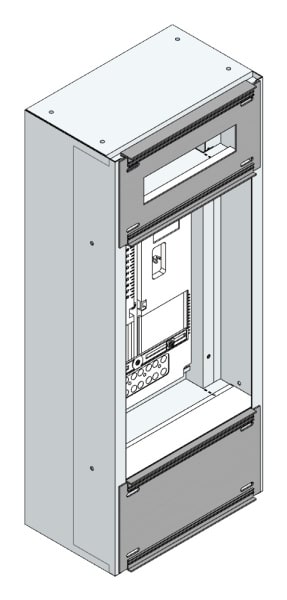 MEHLER - Maskenzählerverteiler+RW NÖ Netz für TN-Netz, außen B290xH700xT175mm