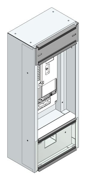 MEHLER - Maskenzählerverteiler+RW Vorarlberg für TN-Netz, außen B290xH700xT175mm