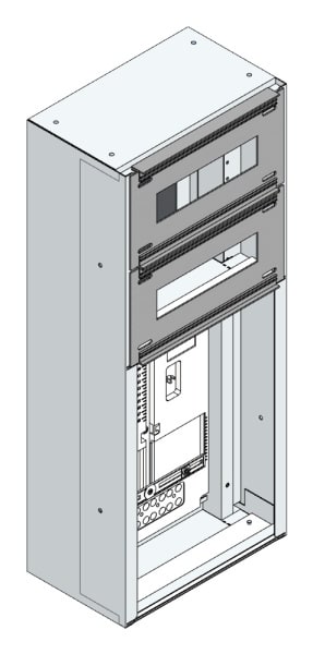 MEHLER - Maskenzählerverteiler+RW Wiener Netze für TN-Netz, außen B290xH700xT175mm