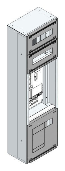 MEHLER - Maskenzählerverteiler+RW OÖ, Salzburg für TN-Netz, außen B290xH1000xT175mm
