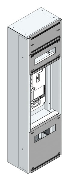 MEHLER - Maskenzählerverteiler+RW Tirol für TN-Netz, außen B290xH1000xT175mm