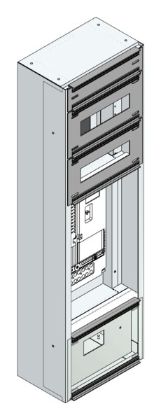 MEHLER - Maskenzählerverteiler+RW Vorarlberg für TN-Netz, außen B290xH1000xT175mm